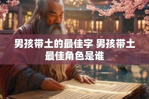男孩带土的最佳字 男孩带土最佳角色是谁
