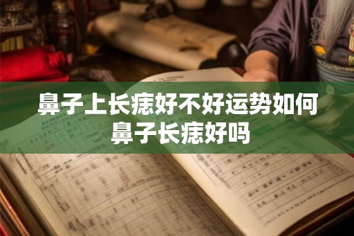 鼻子上长痣好不好运势如何 鼻子长痣好吗
