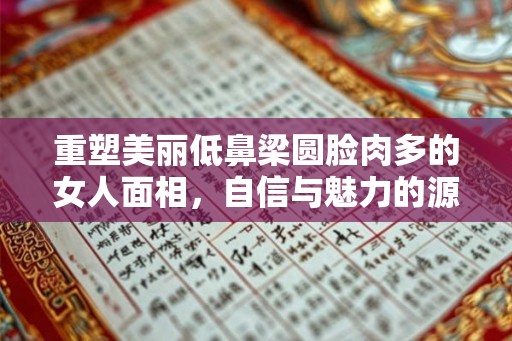 重塑美丽低鼻梁圆脸肉多的女人面相,自信与魅力的源泉 重塑美丽低鼻梁圆脸肉多的女人面相,自信与魅力的源泉