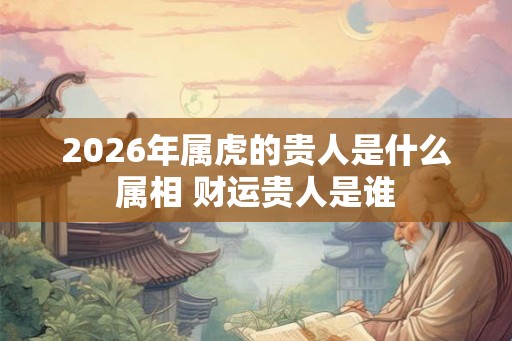 2026年属虎的贵人是什么属相 财运贵人是谁 2026年属虎的贵人是什么属相 财运贵人是谁