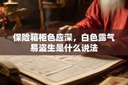 保险箱柜色应深，白色露气易盗生是什么说法