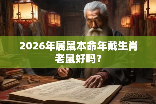 2026年属鼠本命年戴生肖老鼠好吗？