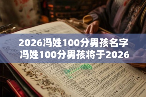 2026冯姓100分男孩名字 冯姓100分男孩将于2026年出生取什么名字