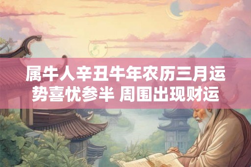 属牛人辛丑牛年农历三月运势喜忧参半 周围出现财运机遇