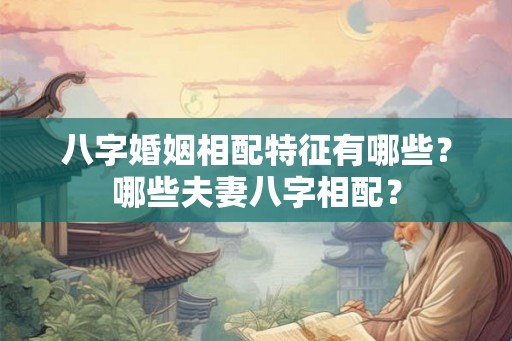 八字婚姻相配特征有哪些?哪些夫妻八字相配? 八字婚姻相配特征有哪些?哪些夫妻八字相配?