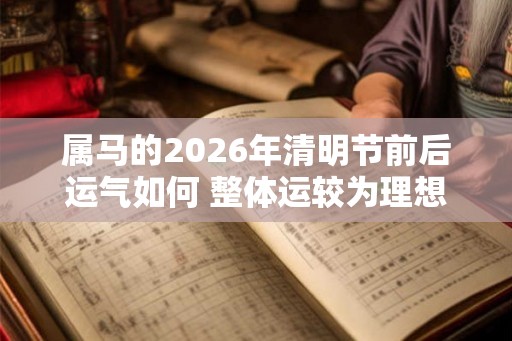 属马的2026年清明节前后运气如何 整体运较为理想 属马的2026年清明节前后运气如何 整体运较为理想