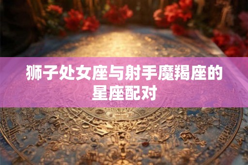 狮子处女座与射手魔羯座的星座配对