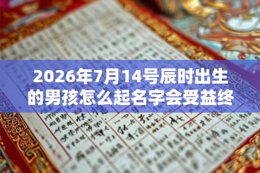 2026年7月14号辰时出生的男孩怎么起名字会受益终生
