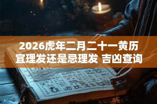 2026虎年二月二十一黄历宜理发还是忌理发 吉凶查询