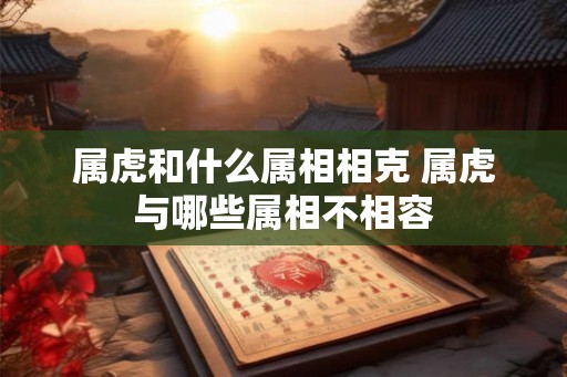 属虎和什么属相相克 属虎与哪些属相不相容