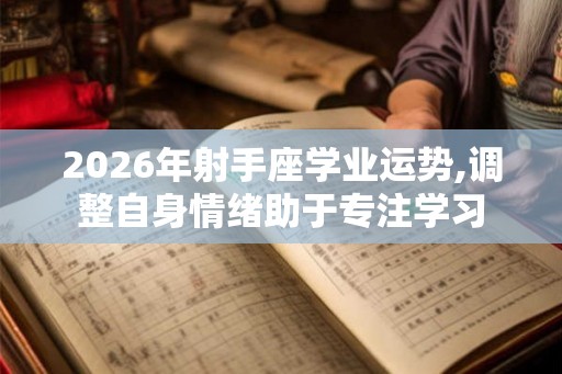 2026年射手座学业运势,调整自身情绪助于专注学习