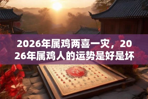 2026年属鸡两喜一灾，2026年属鸡人的运势是好是坏