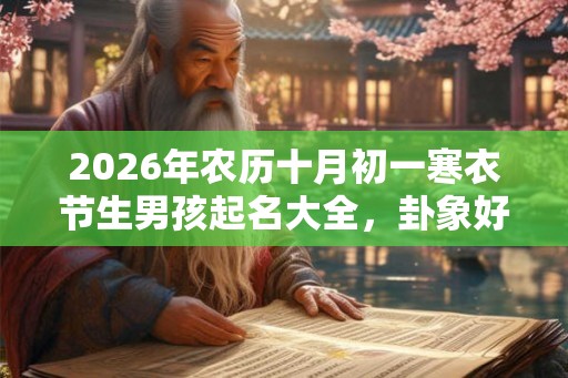 2026年农历十月初一寒衣节生男孩起名大全，卦象好不好？