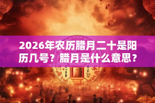 2026年农历腊月二十是阳历几号?腊月是什么意思? 2026年农历腊月二十是阳历几号?腊月是什么意思?