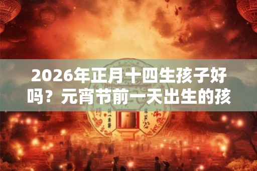 2026年正月十四生孩子好吗？元宵节前一天出生的孩子命运如何？