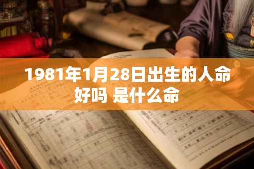 1981年1月28日出生的人命好吗 是什么命