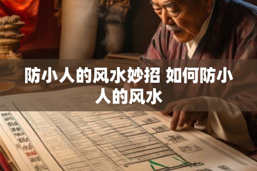 防小人的风水妙招 如何防小人的风水