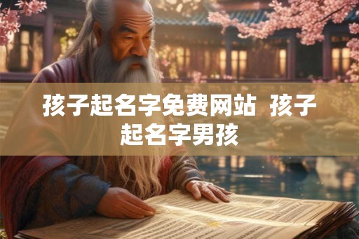 孩子起名字免费网站 孩子起名字男孩 孩子起名字免费网站 孩子起名字男孩