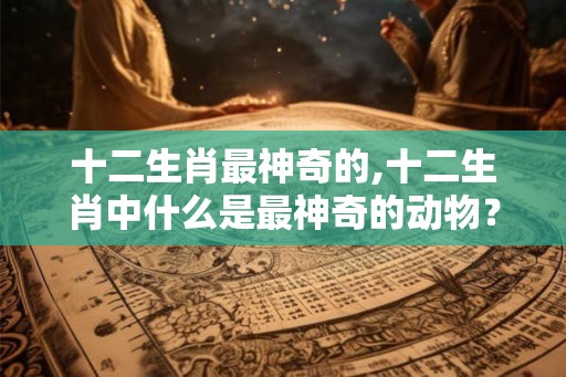 十二生肖最神奇的,十二生肖中什么是最神奇的动物？