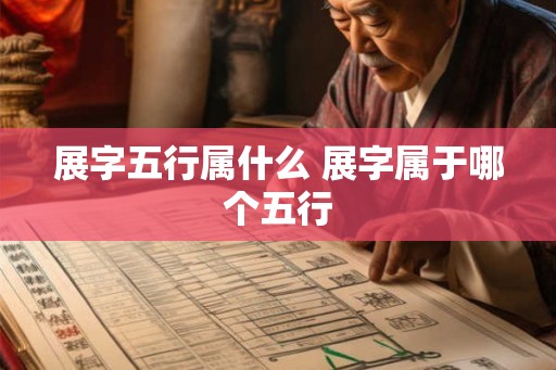展字五行属什么 展字属于哪个五行
