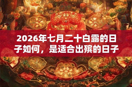 2026年七月二十白露的日子如何，是适合出殡的日子吗？