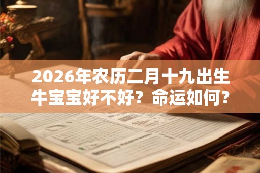 2026年农历二月十九出生牛宝宝好不好？命运如何？