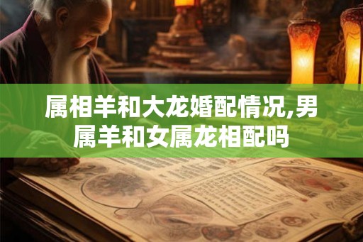 属相羊和大龙婚配情况,男属羊和女属龙相配吗