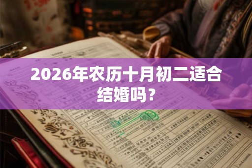 2026年农历十月初二适合结婚吗？