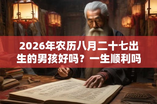 2026年农历八月二十七出生的男孩好吗？一生顺利吗？