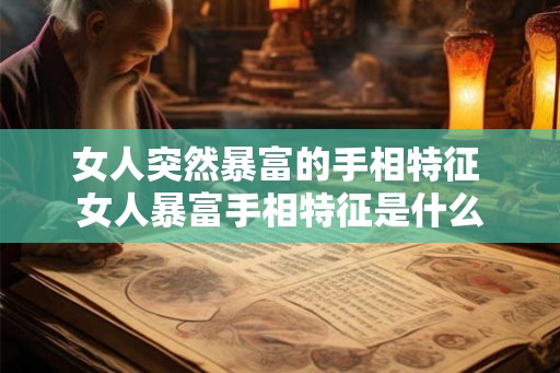 女人突然暴富的手相特征 女人暴富手相特征是什么