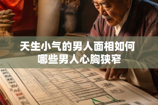 天生小气的男人面相如何 哪些男人心胸狭窄