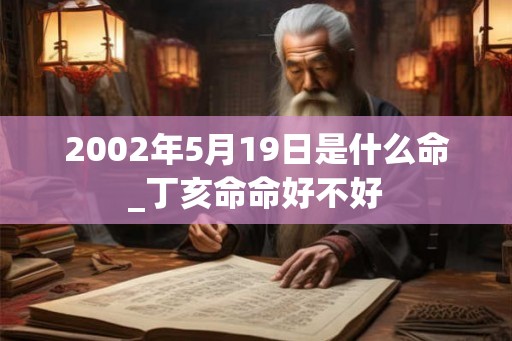 2002年5月19日是什么命_丁亥命命好不好