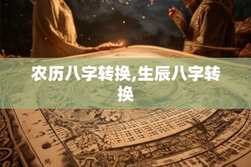 农历八字转换,生辰八字转换 农历八字转换,生辰八字转换