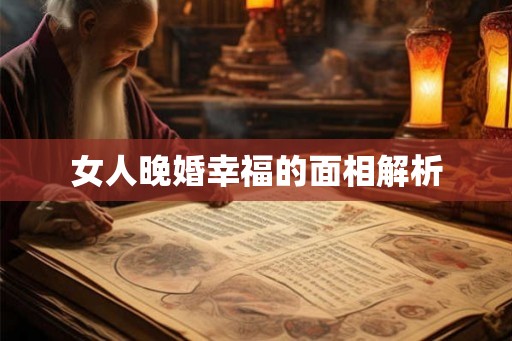 女人晚婚幸福的面相解析
