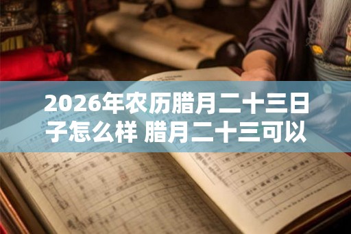 2026年农历腊月二十三日子怎么样 腊月二十三可以搬家吗