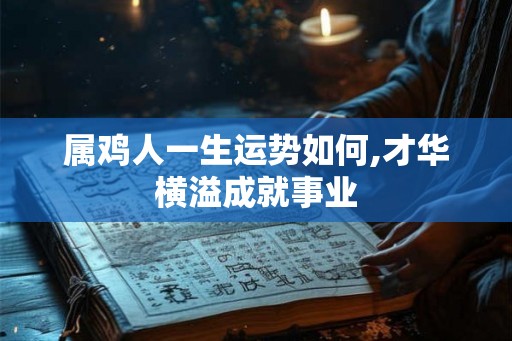 属鸡人一生运势如何,才华横溢成就事业