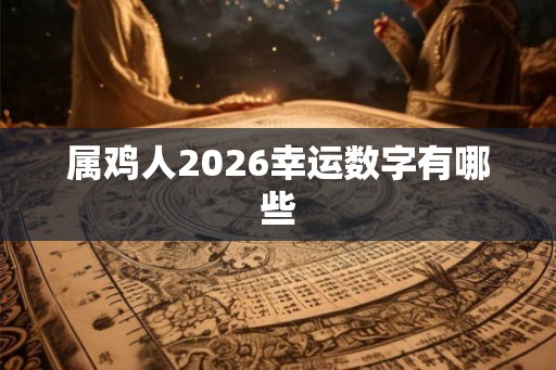 属鸡人2026幸运数字有哪些
