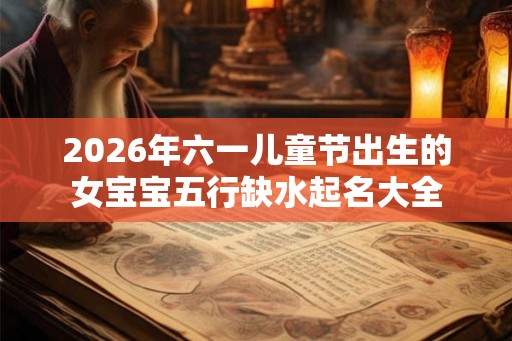 2026年六一儿童节出生的女宝宝五行缺水起名大全