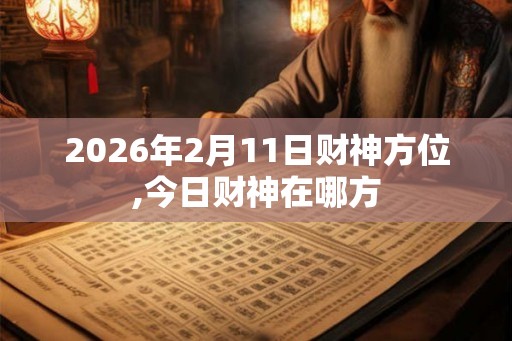2026年2月11日财神方位,今日财神在哪方