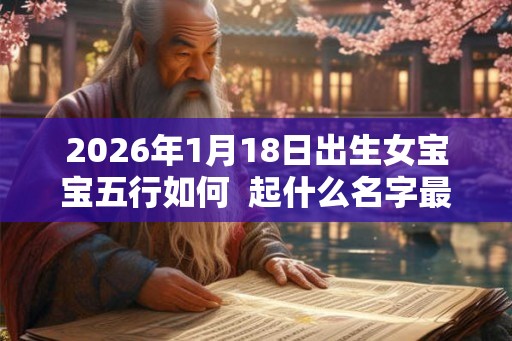 2026年1月18日出生女宝宝五行如何  起什么名字最佳