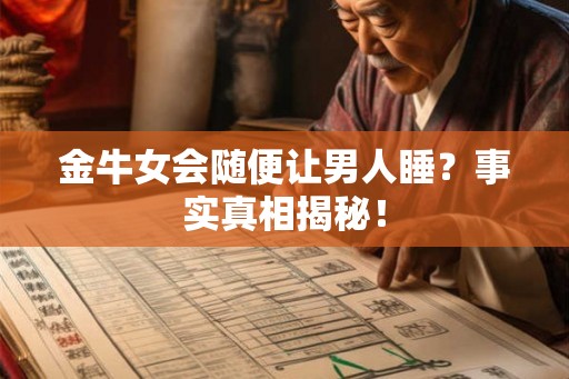 金牛女会随便让男人睡？事实真相揭秘！
