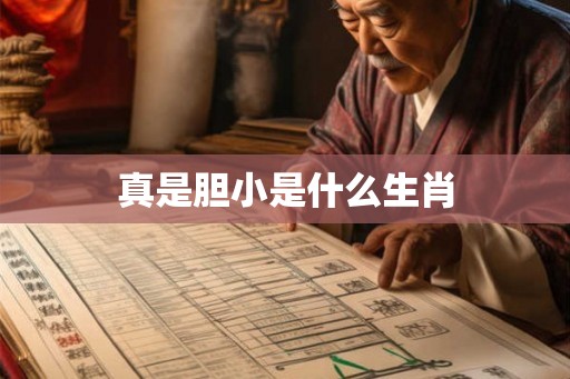 真是胆小是什么生肖