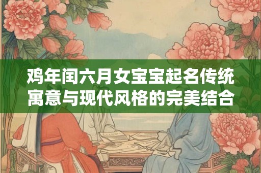 鸡年闰六月女宝宝起名传统寓意与现代风格的完美结合