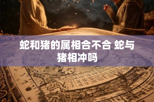 蛇和猪的属相合不合 蛇与猪相冲吗