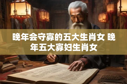 晚年会守寡的五大生肖女 晚年五大寡妇生肖女