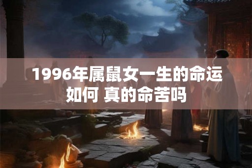 1996年属鼠女一生的命运如何 真的命苦吗