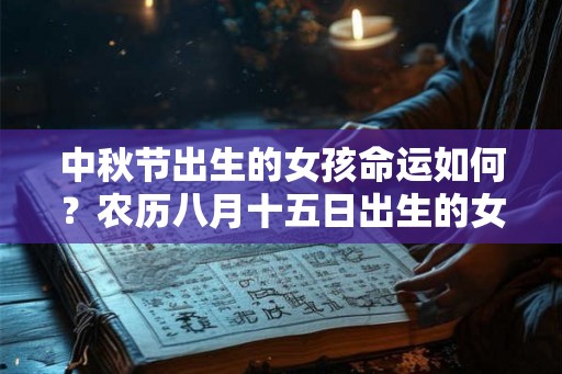 中秋节出生的女孩命运如何？农历八月十五日出生的女孩真的克夫吗？