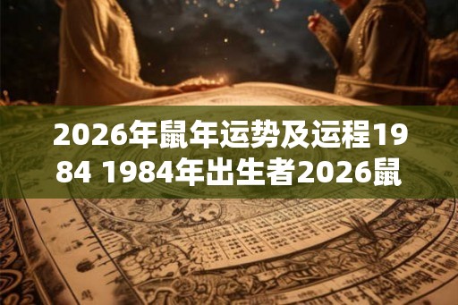 2026年鼠年运势及运程1984 1984年出生者2026鼠年运势如何