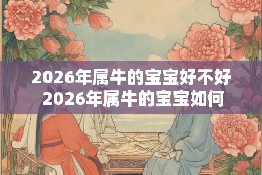 2026年属牛的宝宝好不好 2026年属牛的宝宝如何