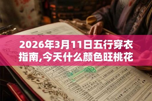 2026年3月11日五行穿衣指南,今天什么颜色旺桃花
